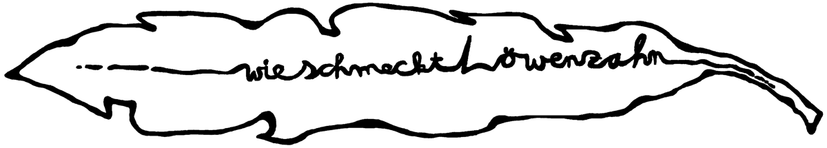 Logo wie schmeckt Löwenzahn